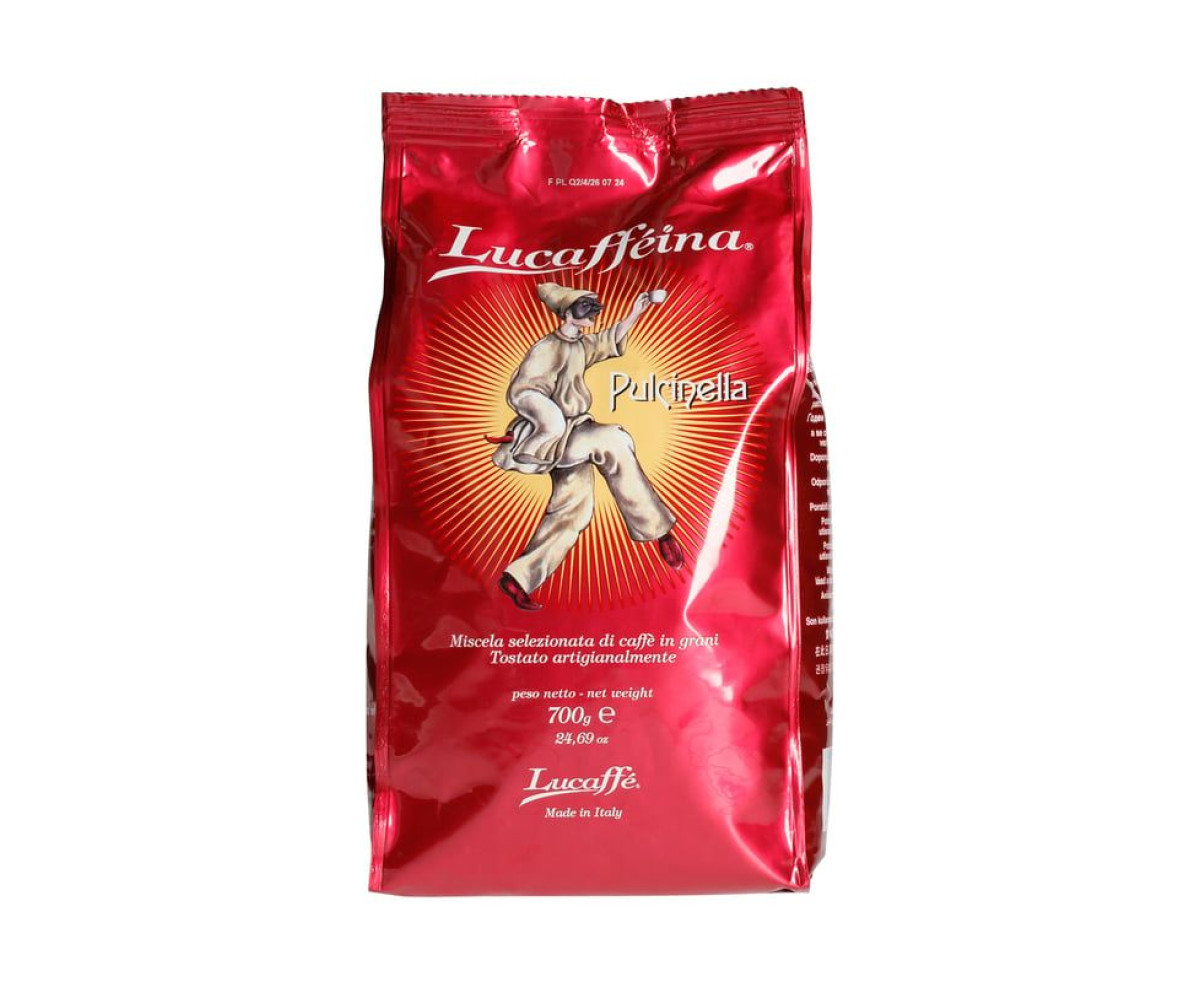Lucaffe Pulcinella 700гр кафе на зърна