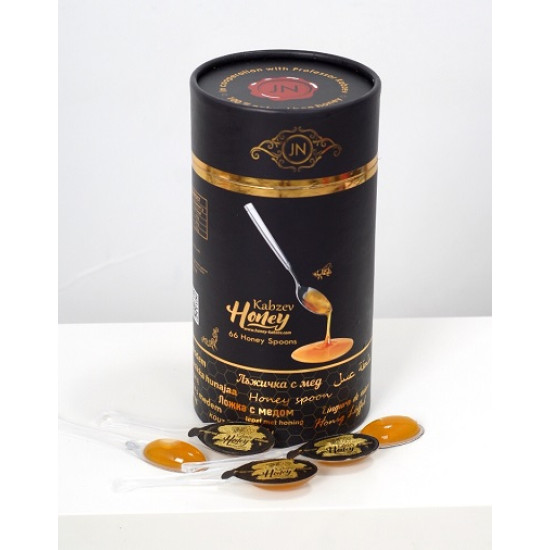 Kabzev Honey Spoons кутия лъжички с мед 66 бр.