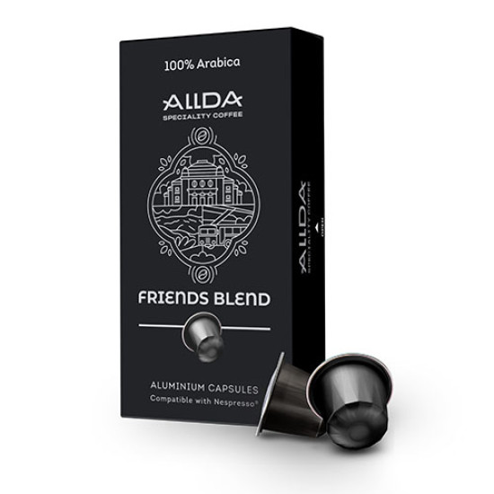 ALLDA Speciality Coffee Friends Blend– Nespresso съвместими – 10 бр