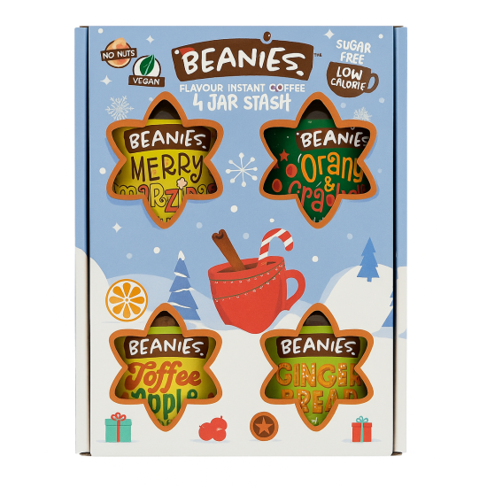 Beanies Коледен празничен комплект с 4 бурканчета