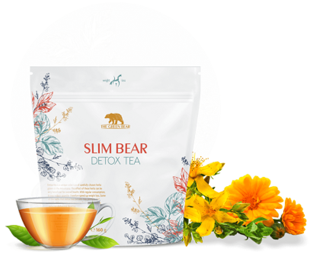 Slim Bear Detox Tea чай пречистване на тялото и отслабване