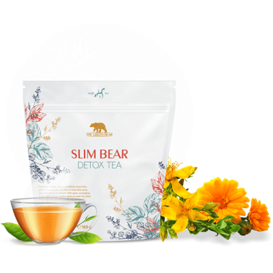 Slim Bear Detox Tea чай пречистване на тялото и отслабване