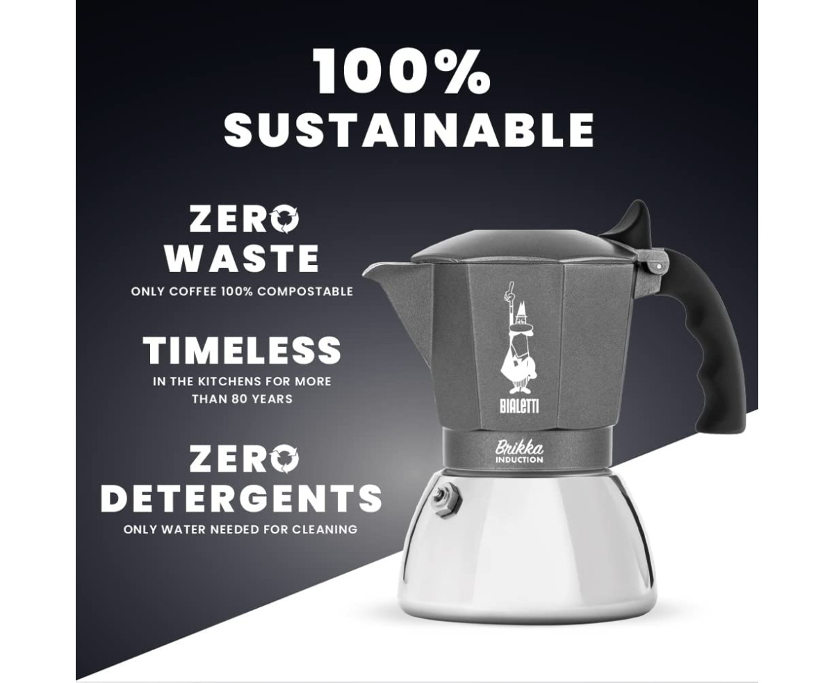 Кафеварка Bialetti Brikka R black за 4 чаши кафе | Кафеварки | Coffee machines |
