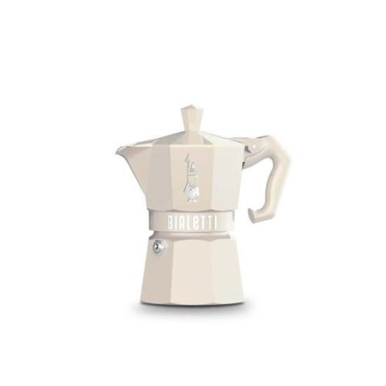 Кафеварка Moka Exclusive Bialetti 3 чаши, крем