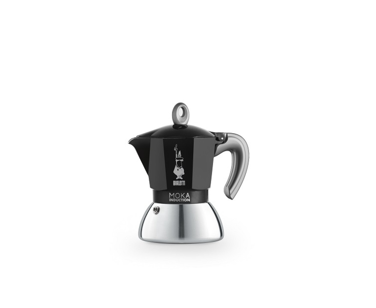 Bialetti Кафеварка Moka Induction 2 чаши черна