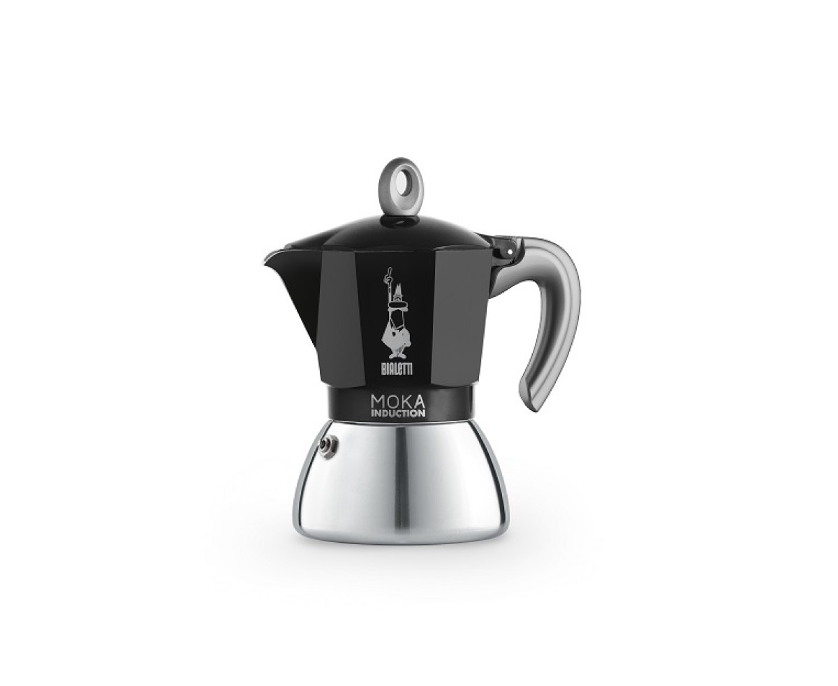 Bialetti Кафеварка Moka Induction 6 чаши черна Bialetti Кафеварка Moka Induction 6 чаши черна