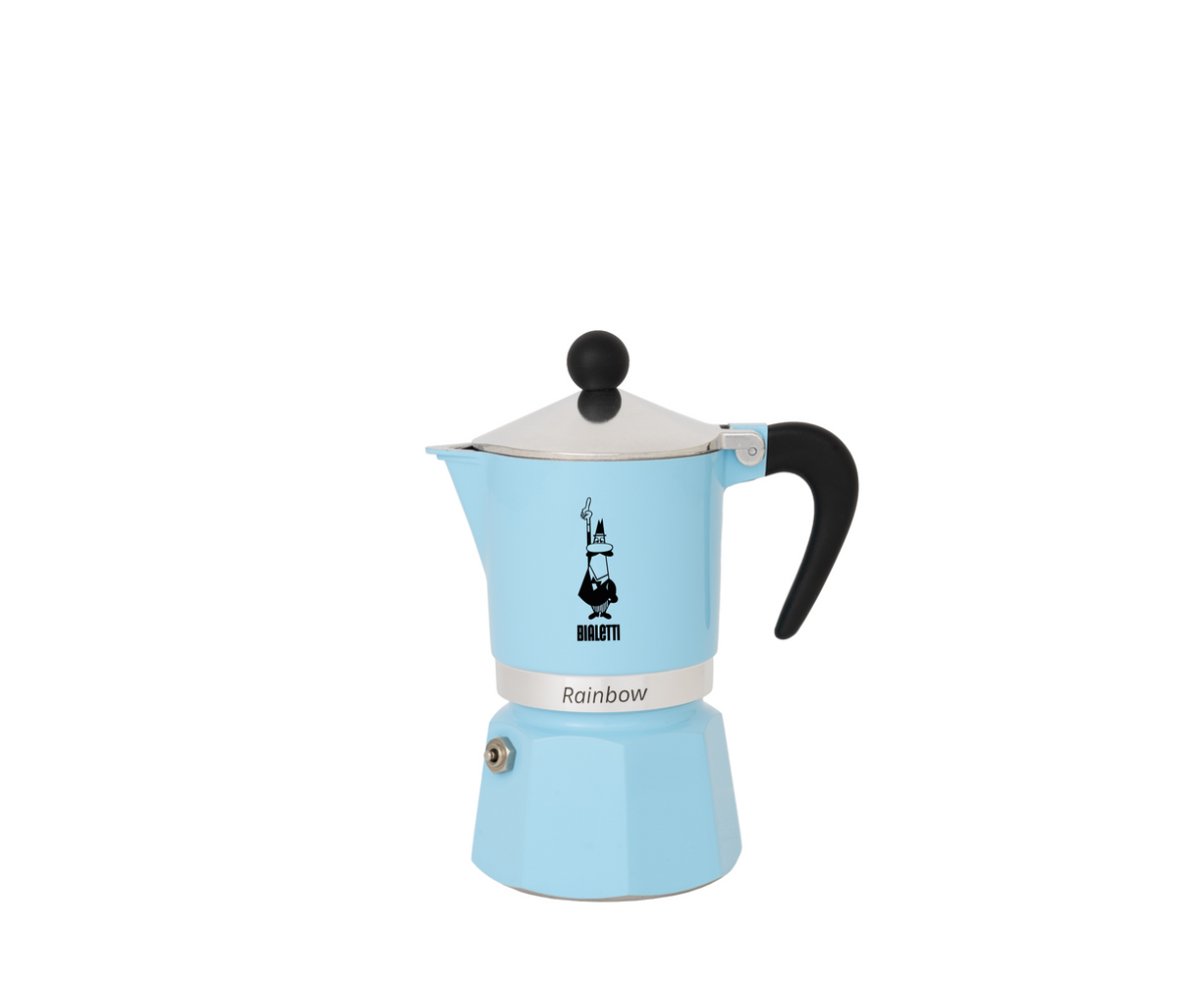 Кафеварка Bialetti Linea Rainbow синя за 3 чаши