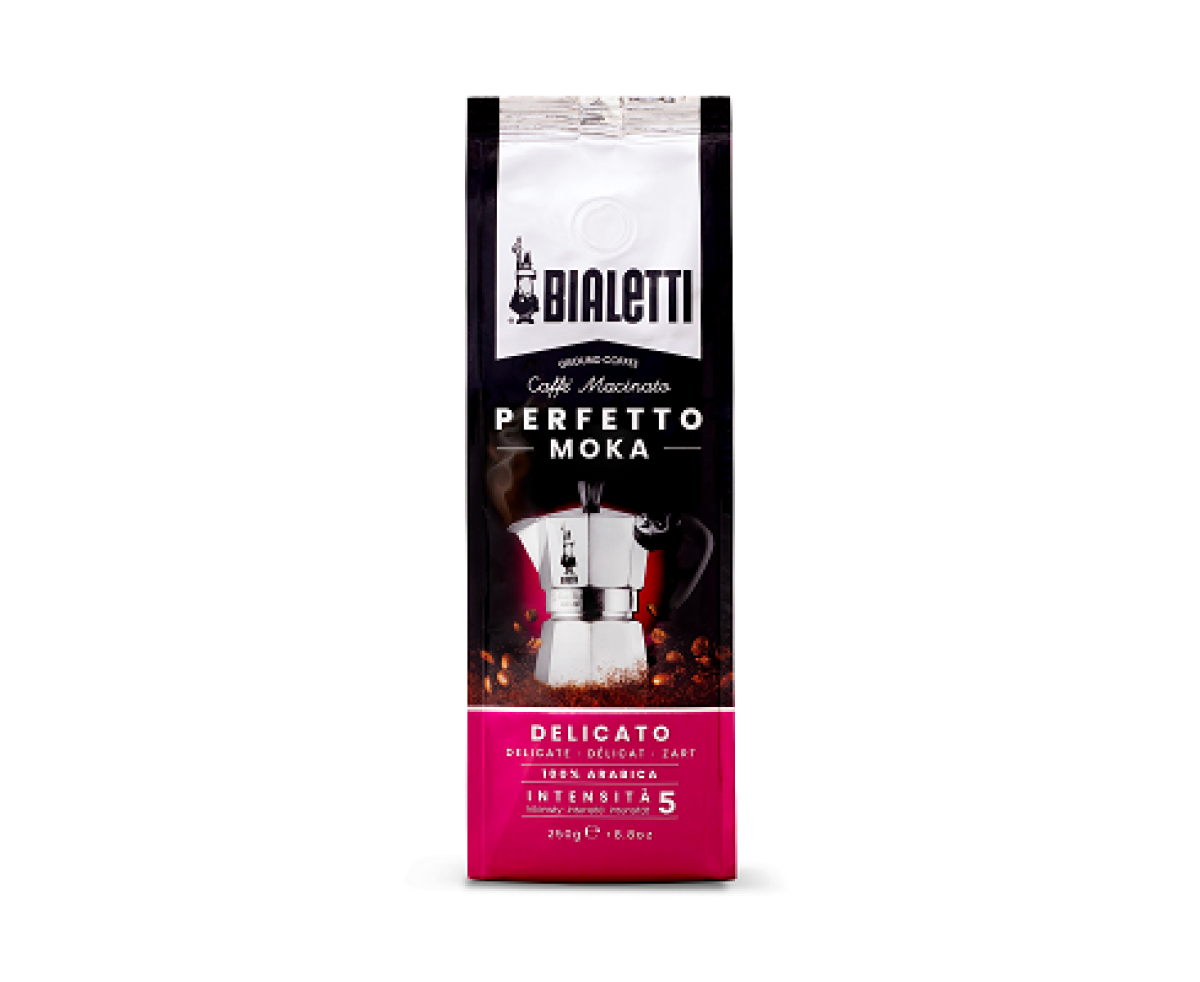 Bialetti Perfetto Moka Delicato 250гр мляно кафе Bialetti Perfetto Moka Delicato 250гр мляно кафе