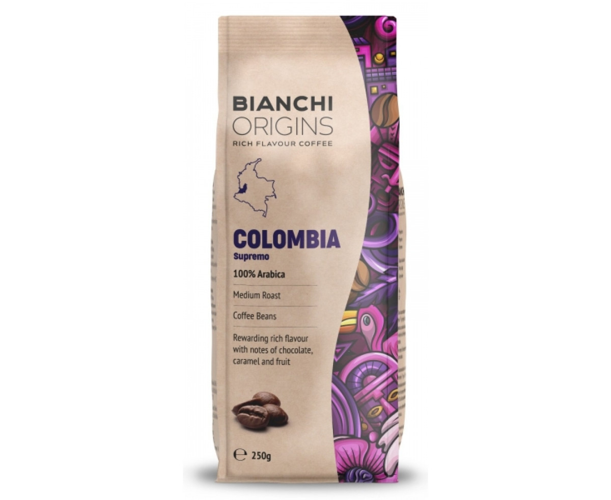 Colombia Оrigins Bianchi кафе на зърна 250гр