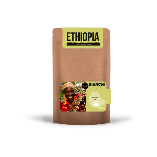 Ethiopia Bio Bianchi кафе на зърна 250гр
