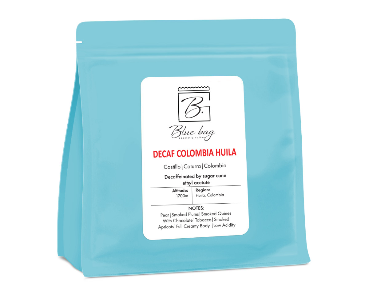 Blue Bag Speacialty Decaf Colombia Huila безкофеиново кафе 250гр