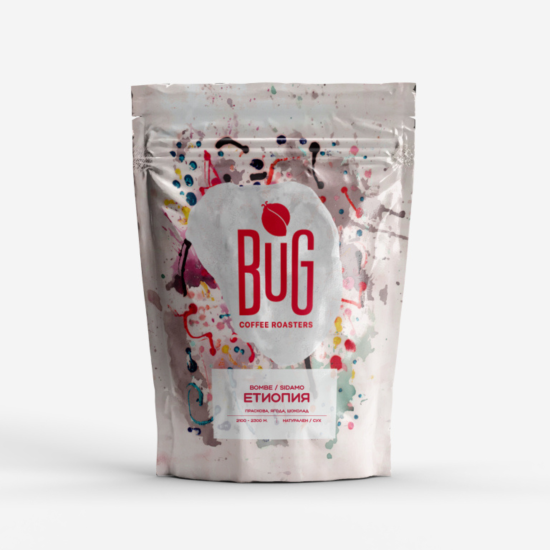 Bug Coffee Етиопия зърна 250 гр.
