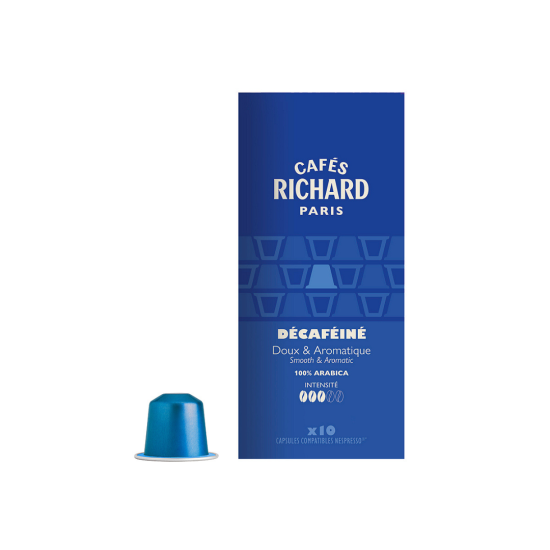 Cafés Richard Безкофеиново 10бр Nespresso съвместими капсули
