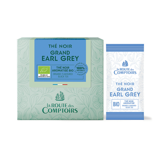 Comptoirs Richard Био Черен чай - Гранд Ърл Грей - 40 бр