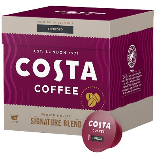 Costa Coffee Espresso капсули за Dolce Gusto кафемашина 16 капсули