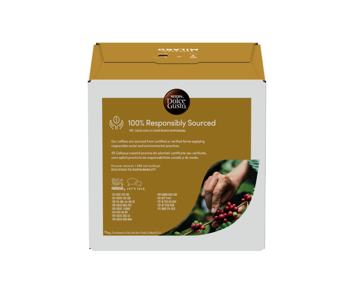 NESCAFÉ® DOLCE GUSTO®  Espresso Milano, кафе капсули, кутия 16 капсули/16 напитки