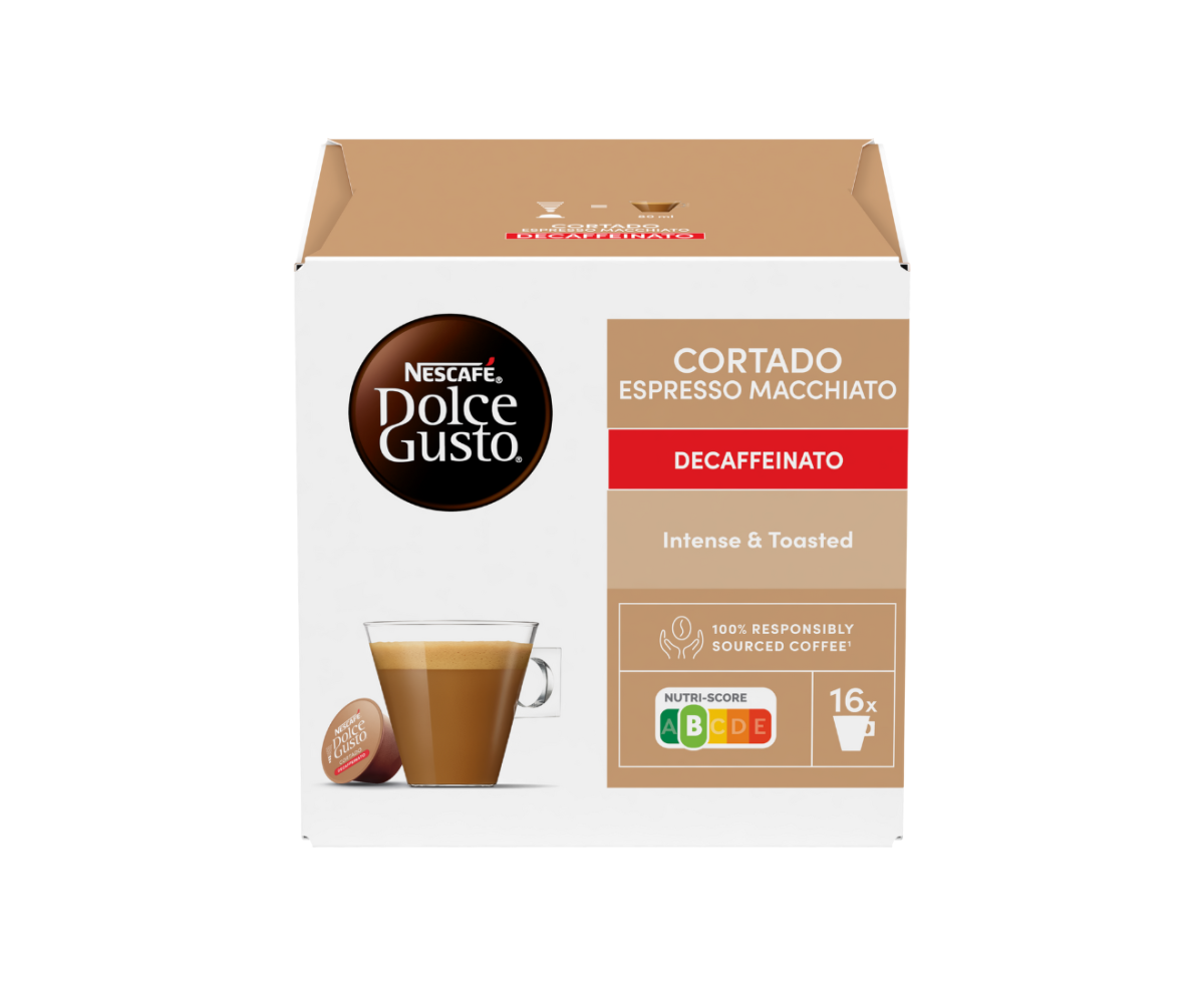 Nescafe Dolce Gusto Cortado Espresso Macchiato Decaffeinato капсули