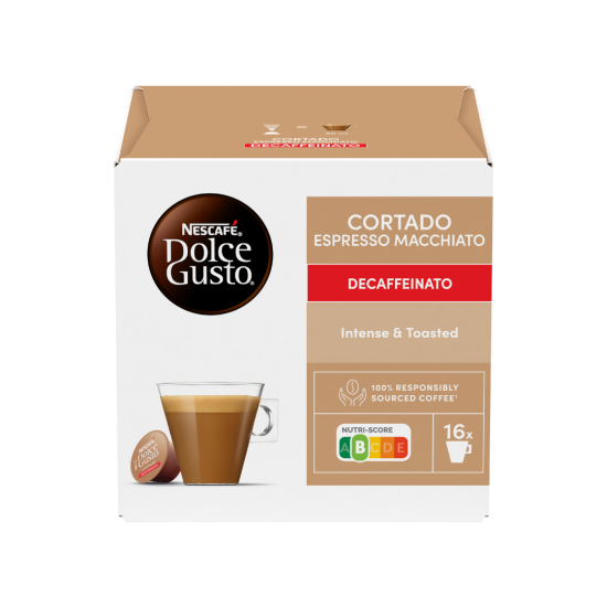 Nescafe Dolce Gusto Cortado Espresso Macchiato Decaffeinato капсули