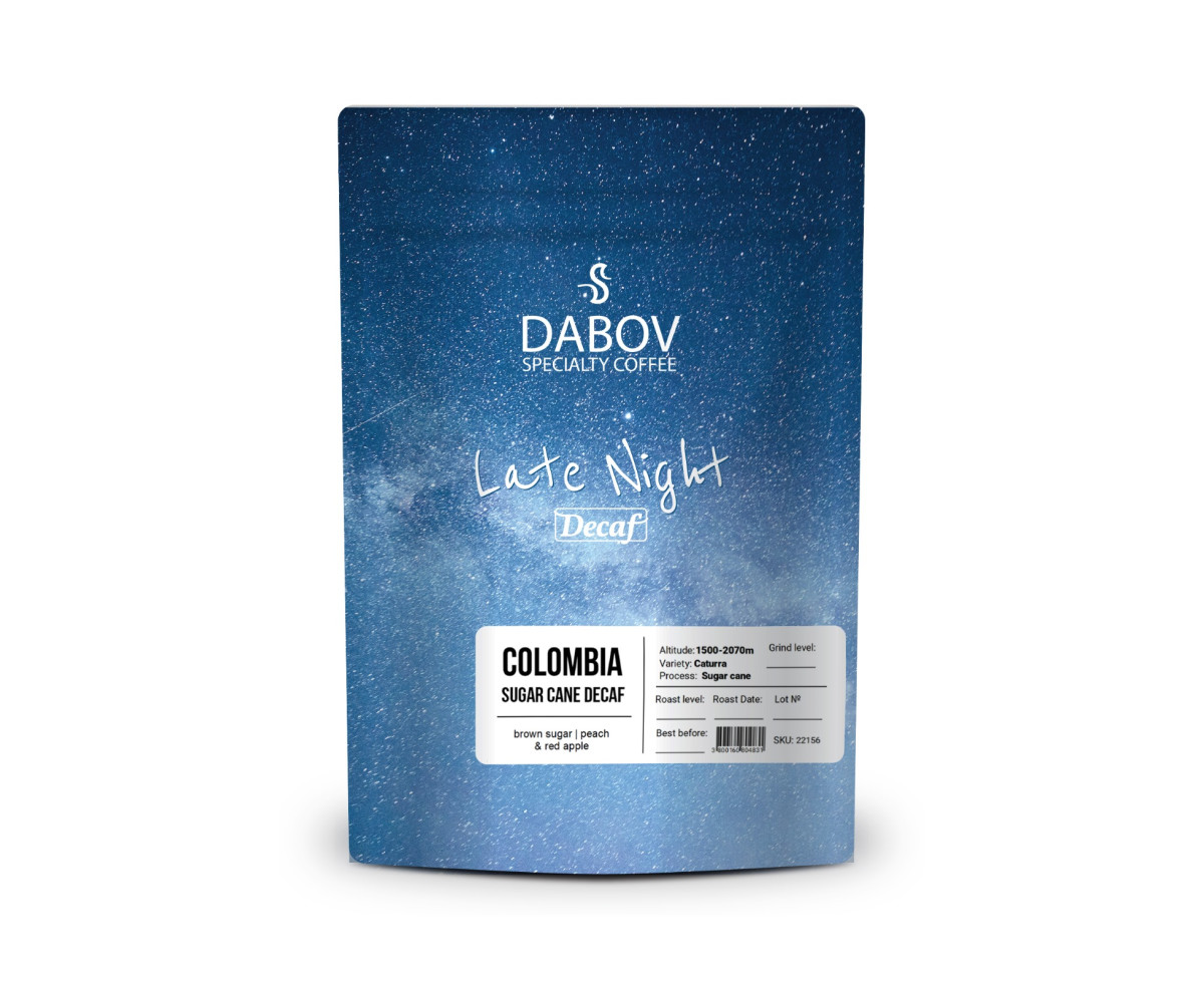 DABOV СПЕШЪЛТИ КАФЕ LATE NIGHT DECAF – БЕЗКОФЕИНОВО 200.8 ГР