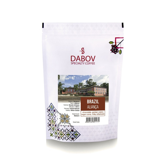 DABOV Specialty Coffee  Бразилия Алианса кафе на зърна 200.8 гр