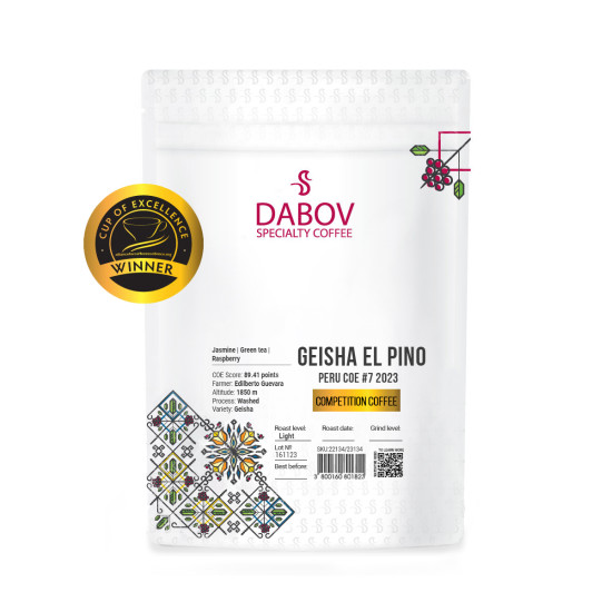 Geisha El Pino Peru COE #7 2023 200.8гр DABOV Specialty Coffee