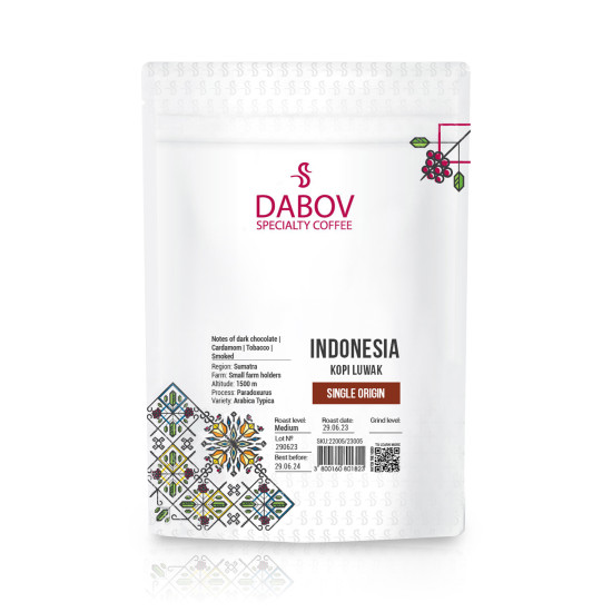 DABOV Specialty Coffee - Копи лувак 200.8 гр