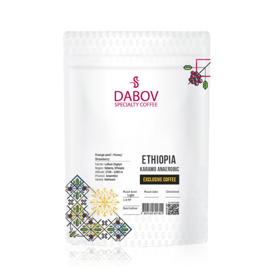 DABOV Specialty Coffee Етиопия Karamo Anaerobic 200.8гр