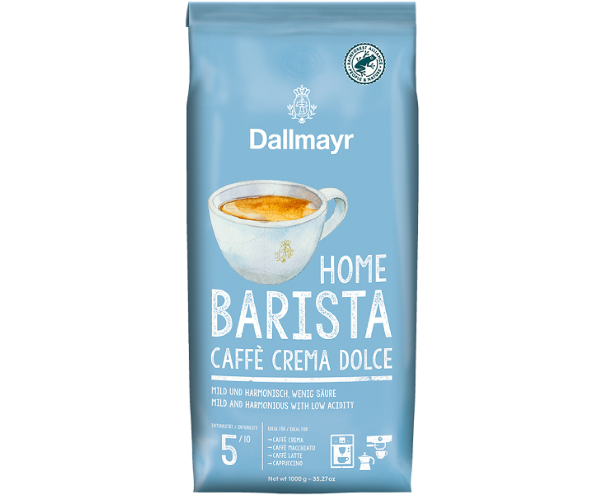 Dallmayr Home Barista Caffe Crema Dolce кафе на зърна 1 кг Dallmayr Home Barista Caffe Crema Dolce кафе на зърна 1 кг