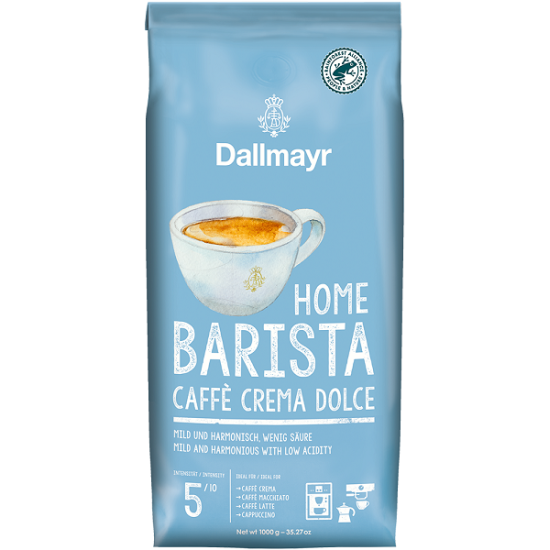 Dallmayr Home Barista Caffe Crema Dolce  кафе на зърна 1 кг