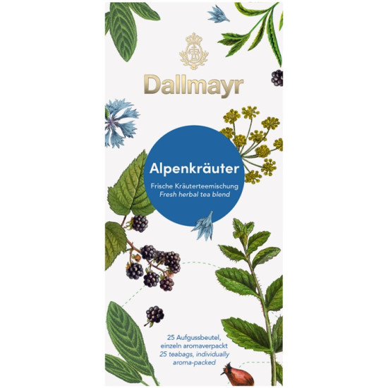 Aлпийски билки чай Dallmayr, 25 сашета
