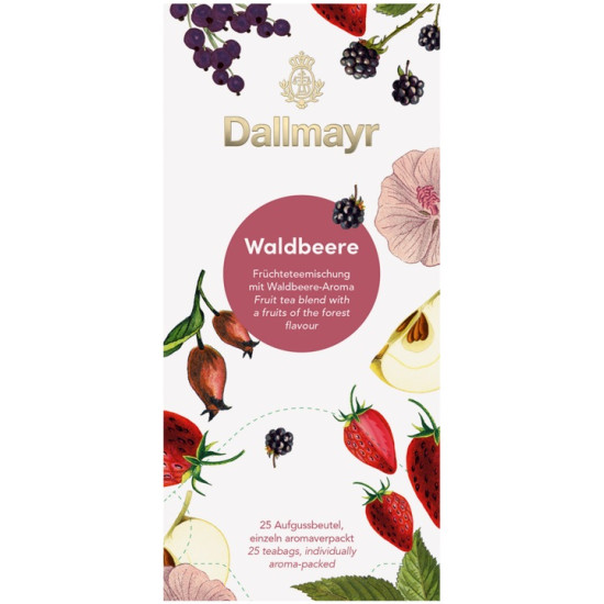Горски плодове чай Dallmayr, 25 сашета