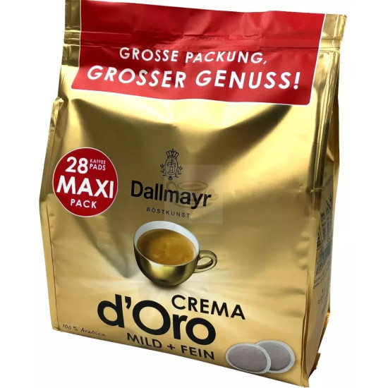 Dallmayr Crema D'oro с мек аромат, 28 пада за Senseo кафе машина