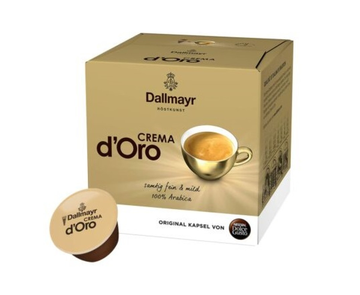 КАФЕ DALLMAYR DOLCE GUSTO CREMA D'ORO 16бр| Nescafe Dolce Gusto съвместими КАФЕ DALLMAYR DOLCE GUSTO CREMA D'ORO 16бр | Nescafe Dolce Gusto съвместими | Кафе капсули |
