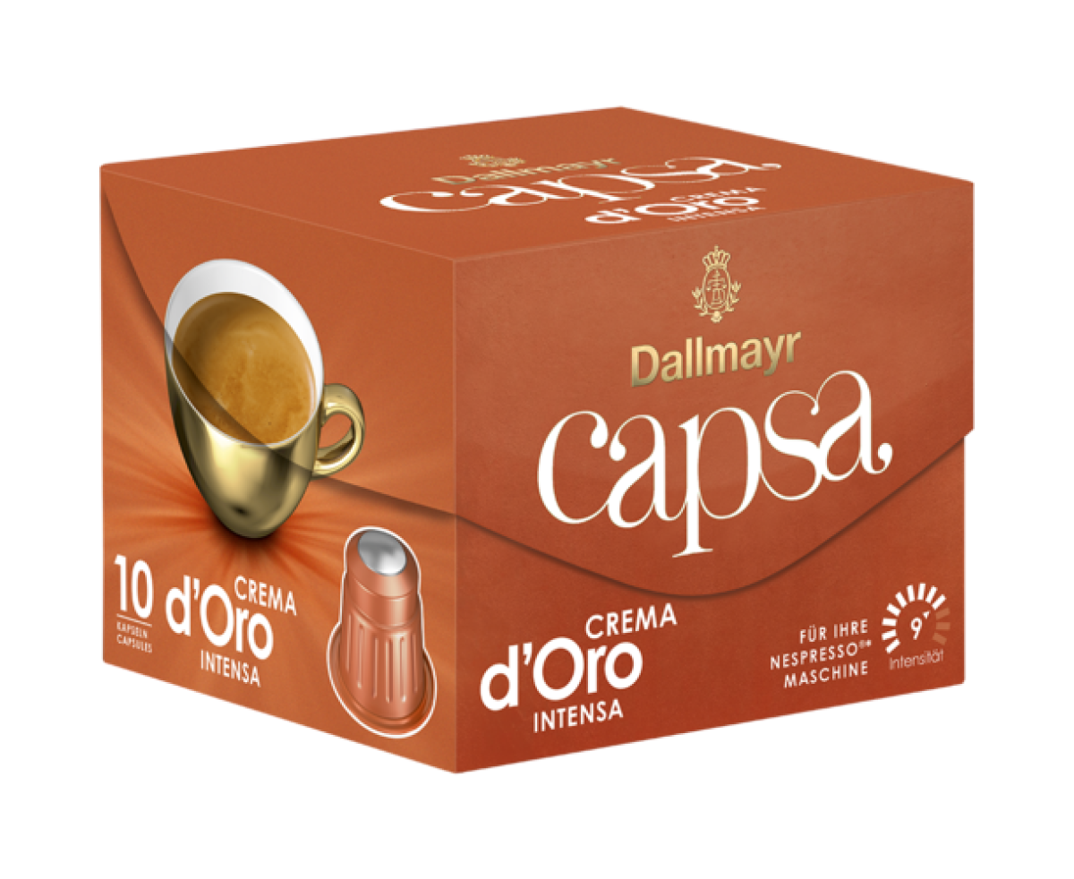Dallmayr capsa Crema D'oro Intensa  Nespresso съвместими капсули