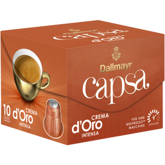 Dallmayr capsa Crema D'oro Intensa  Nespresso съвместими капсули