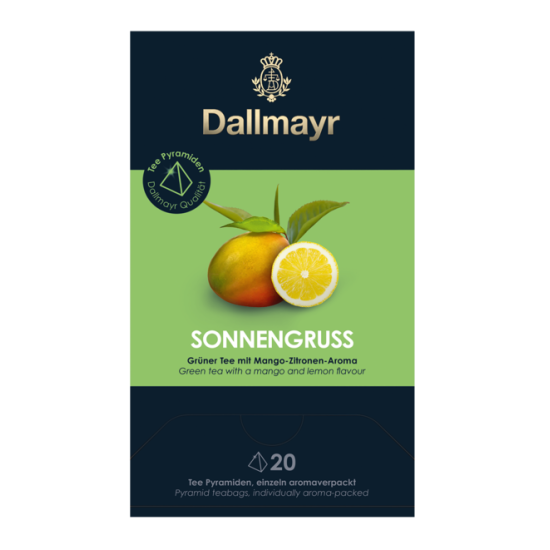 Dallmayr зелен чай с манго и лимон Sonnengruss 20 сашета