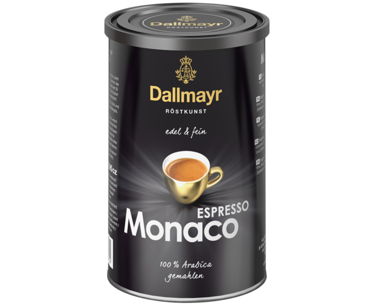 Dallmayr Espresso Monaco 200гр мляно кафе в метална кутия