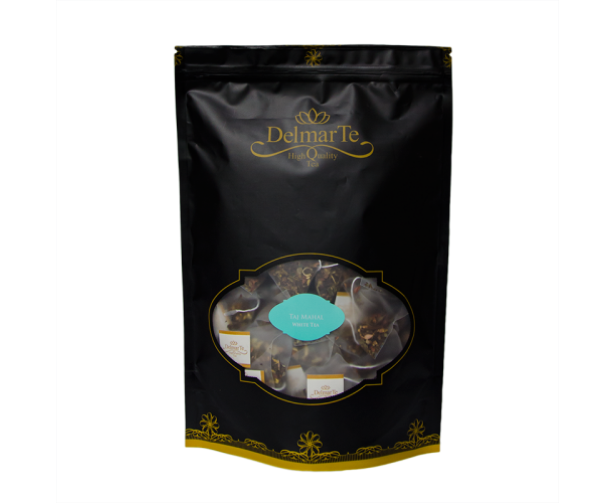 DelmarTe Premium - бял чай Taj Mahal, чай на сашета 50бр