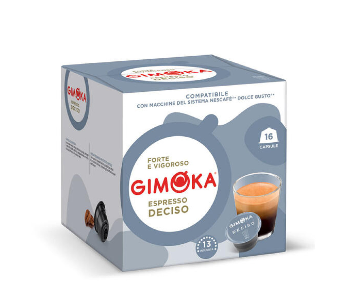 GIMOKA Deciso – капсули "Dolce Gusto" 16 бр. | Nescafe Dolce Gusto съвместими | Coffee Capsules |
