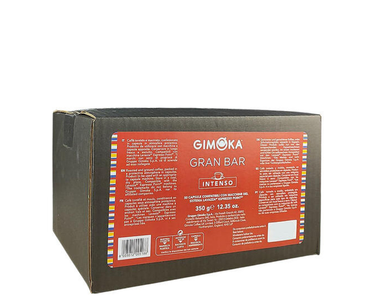 GIMOKA Gran Bar - капсули "Espresso Point" 50 бр. | Lavazza Point | Coffee Capsules |
