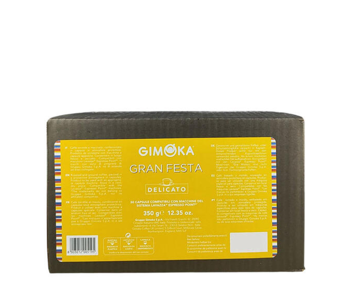 GIMOKA Gran Festa - капсули "Espresso Point" 50 бр. | Lavazza Point | Coffee Capsules |