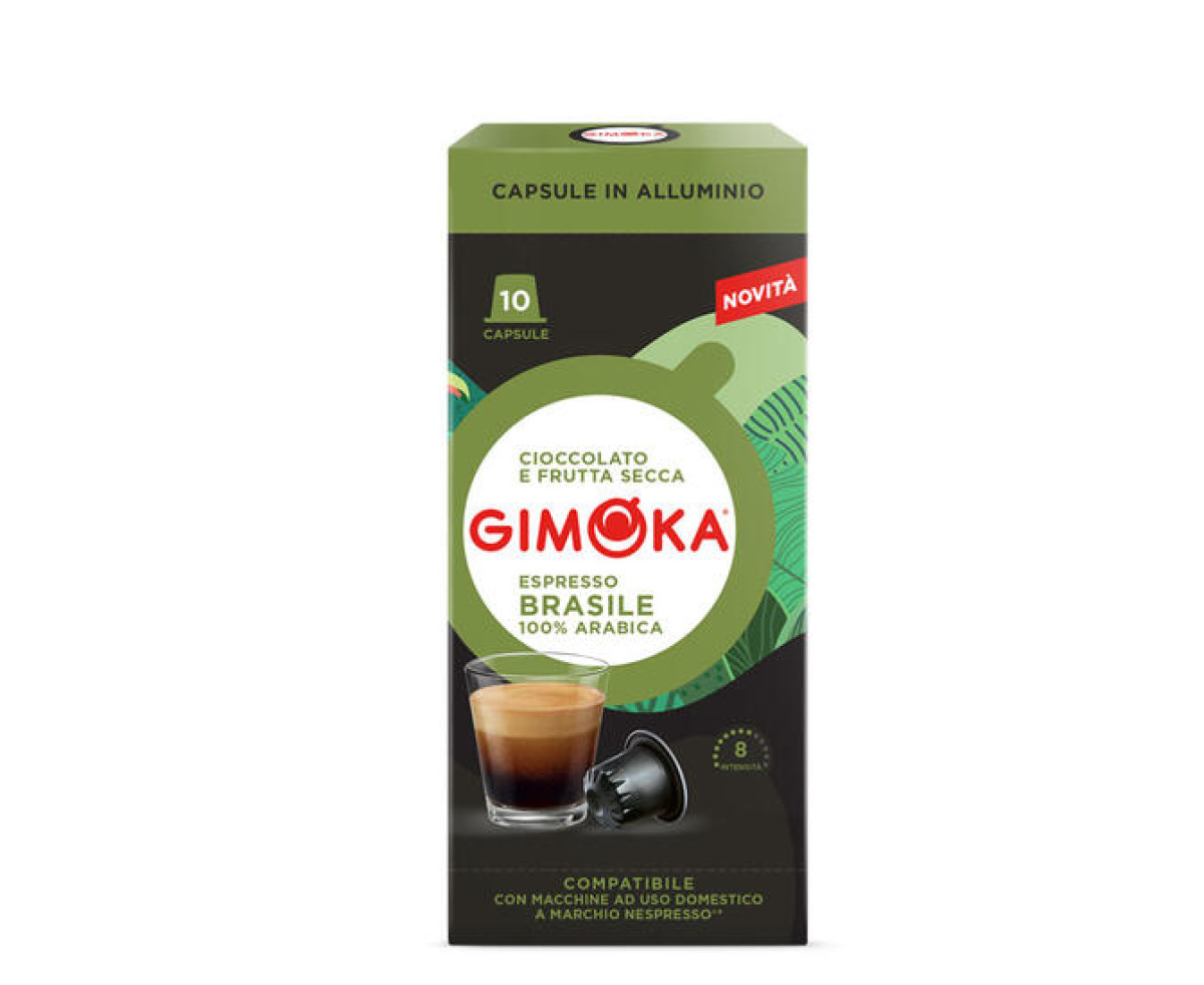 GIMOKA In Alluminio Brasile – капсули Nespresso 10 бр. | Виж всички | Nespresso compatible coffee capsules |