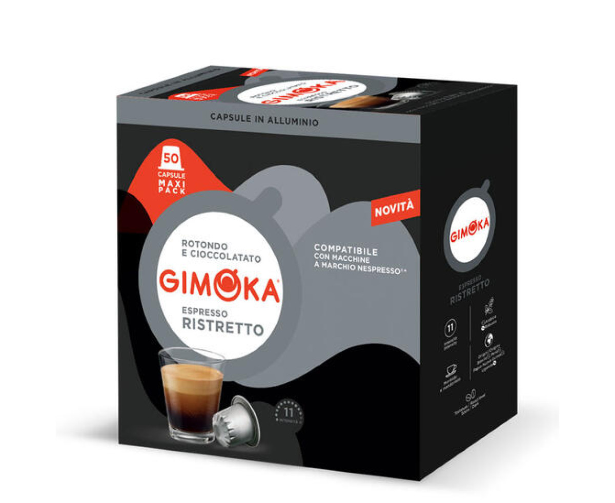 GIMOKA In Alluminio Ristretto – капсули Nespresso 50 бр. | Nespresso compatible coffee capsules | Coffee Capsules |