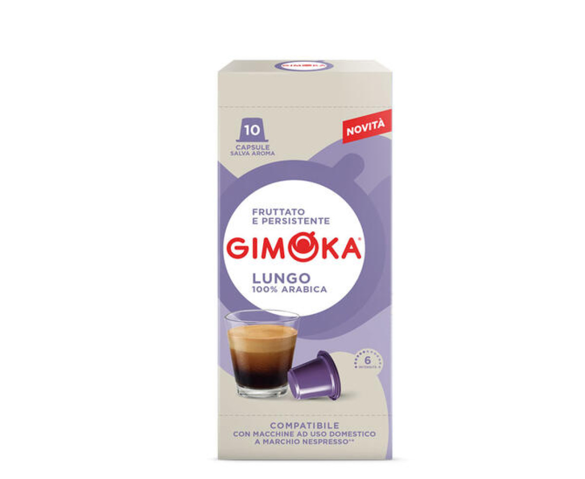 GIMOKA Lungo – капсули Nespresso 10 бр. | Gimoka | Nespresso compatible coffee capsules |