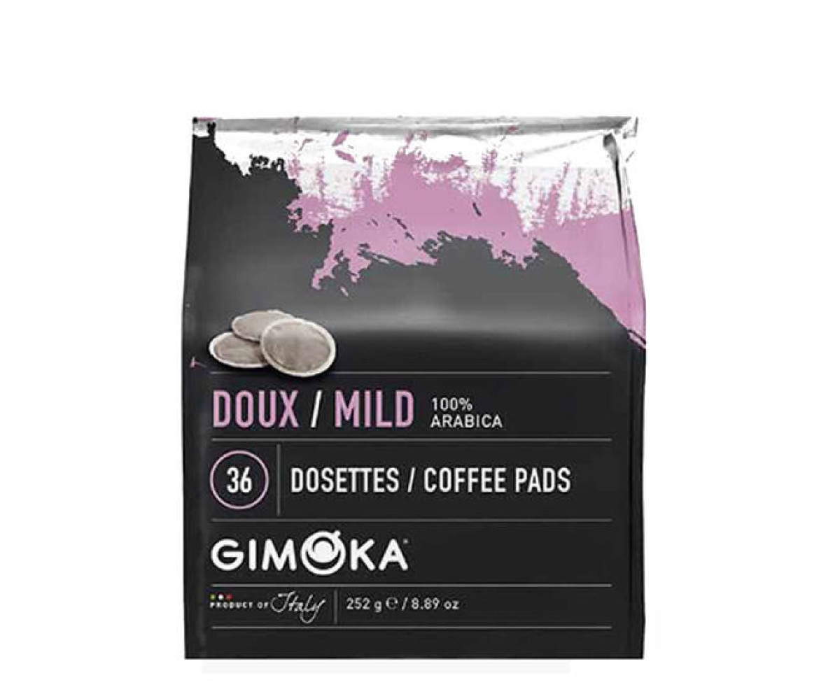 GIMOKA Mild / Doux – филтър дози Senseo® 36 бр. | Е.S.E моно дози | Кафе дози |