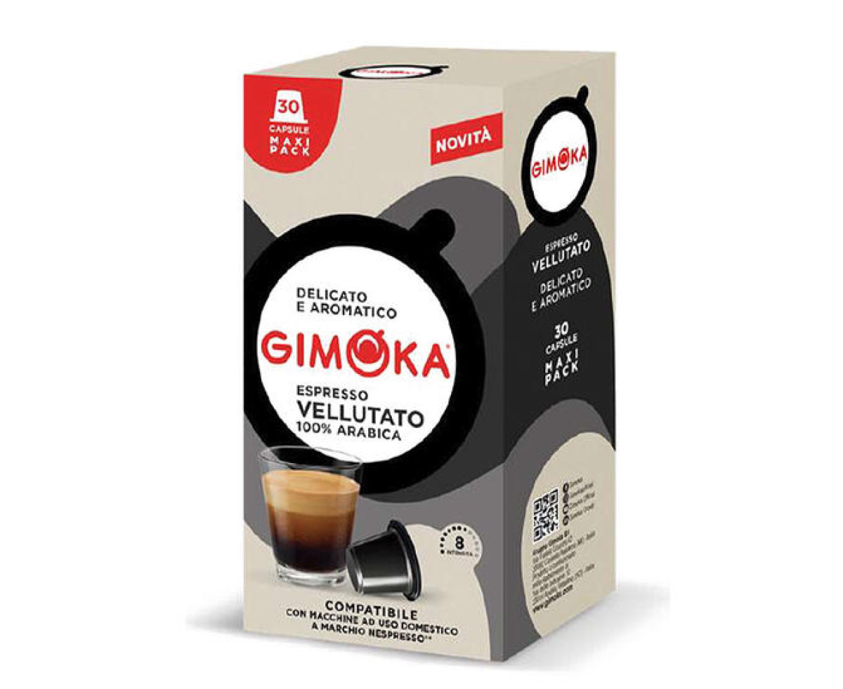 GIMOKA Vellutato 100% Arabica – капсули Nespresso 30 бр.