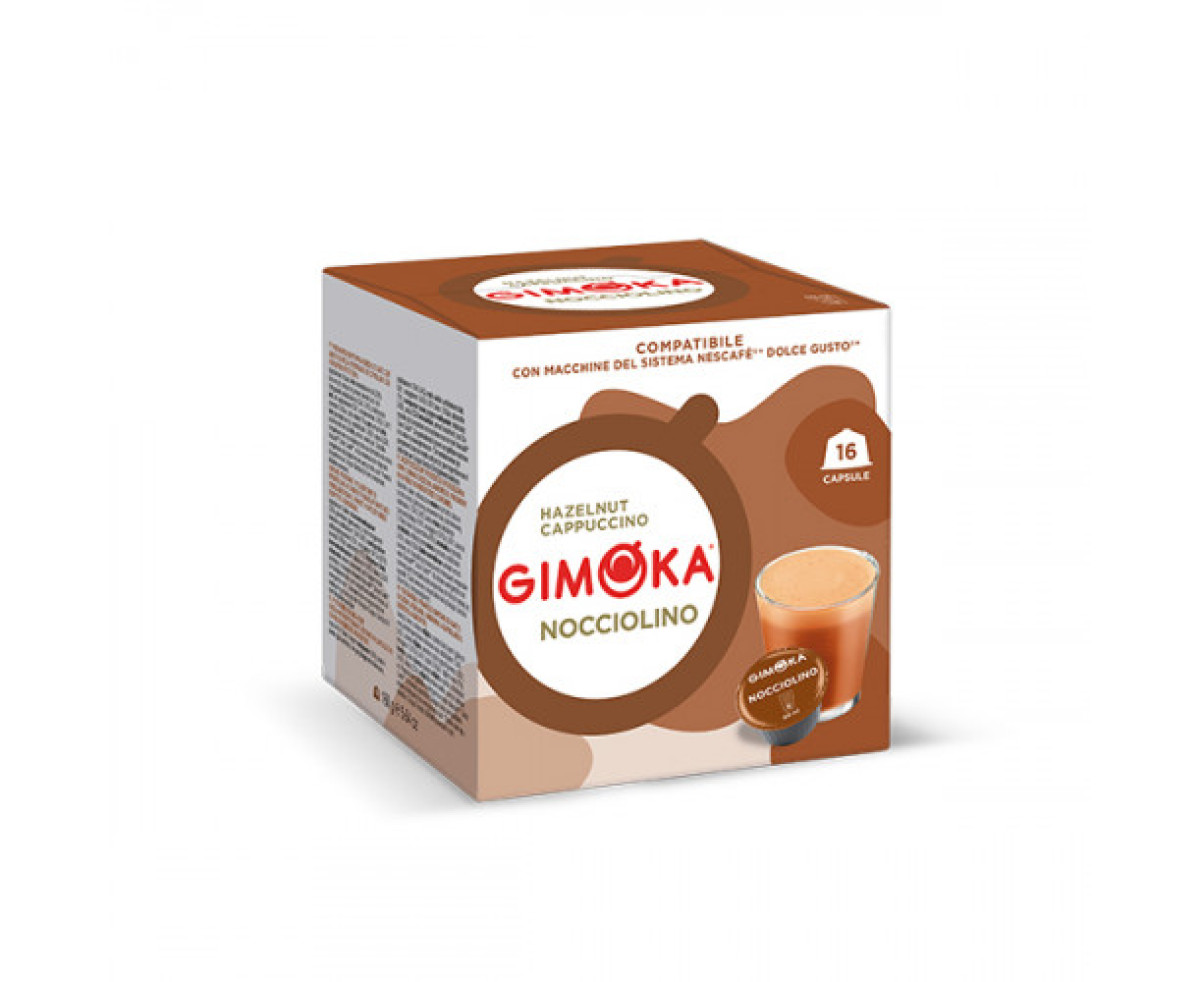 GIMOKA Nocciolino – капсули Dolce Gusto 16 бр. | Nescafe Dolce Gusto съвместими | Coffee Capsules |