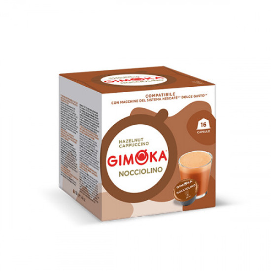 Капсули Gimoka Nocciolino Hazelnut Cappuccino - 16бр Dolce Gusto съвместими капсули