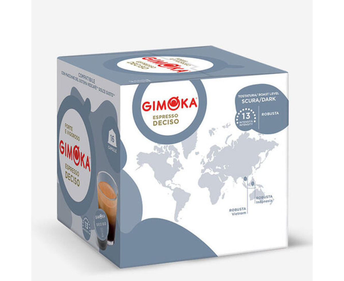 GIMOKA Deciso – капсули "Dolce Gusto" 16 бр. | Nescafe Dolce Gusto съвместими | Coffee Capsules |