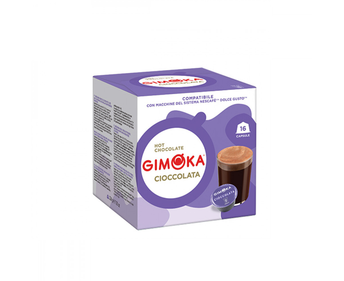 GIMOKA Cioccolata– капсули "Dolce Gusto" 16 бр. | Gimoka за Dolce Gusto | Nescafe Dolce Gusto съвместими |